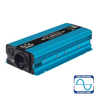 Invertor auto SAI 500TS, 12V DC la 230V AC, 500W, sinusoida pura, USB incarcare rapida, protectii multiple