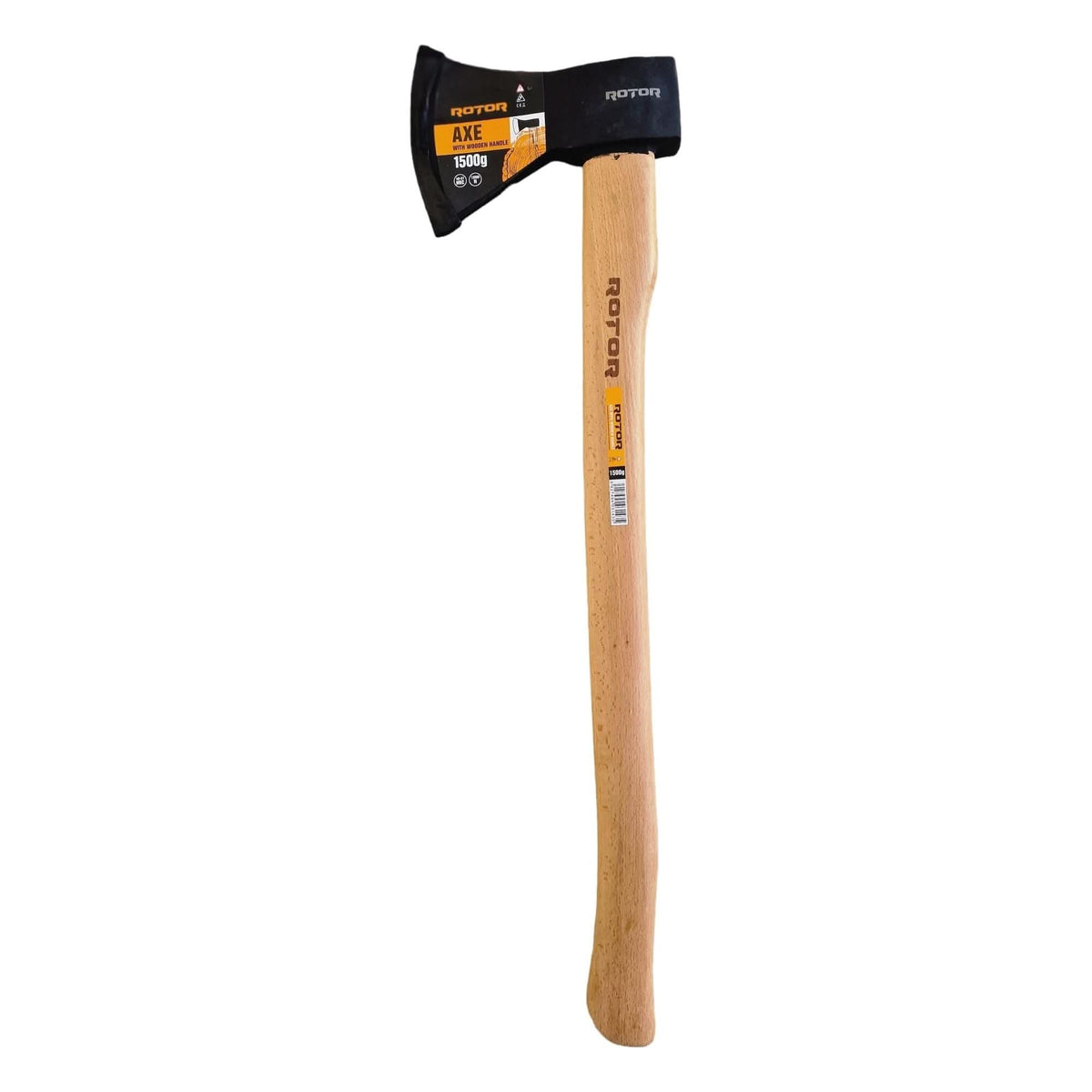 Topor ROTOR, 1500 g, maner lemn 65 cm, pentru taiere lemn