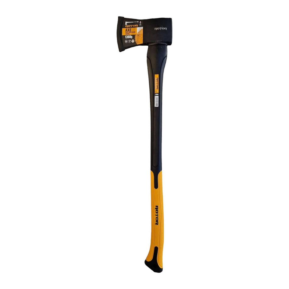 Topor Rotor 1361g cu mâner din fibră, lungime 73 cm, ideal pentru tăiere și despicare