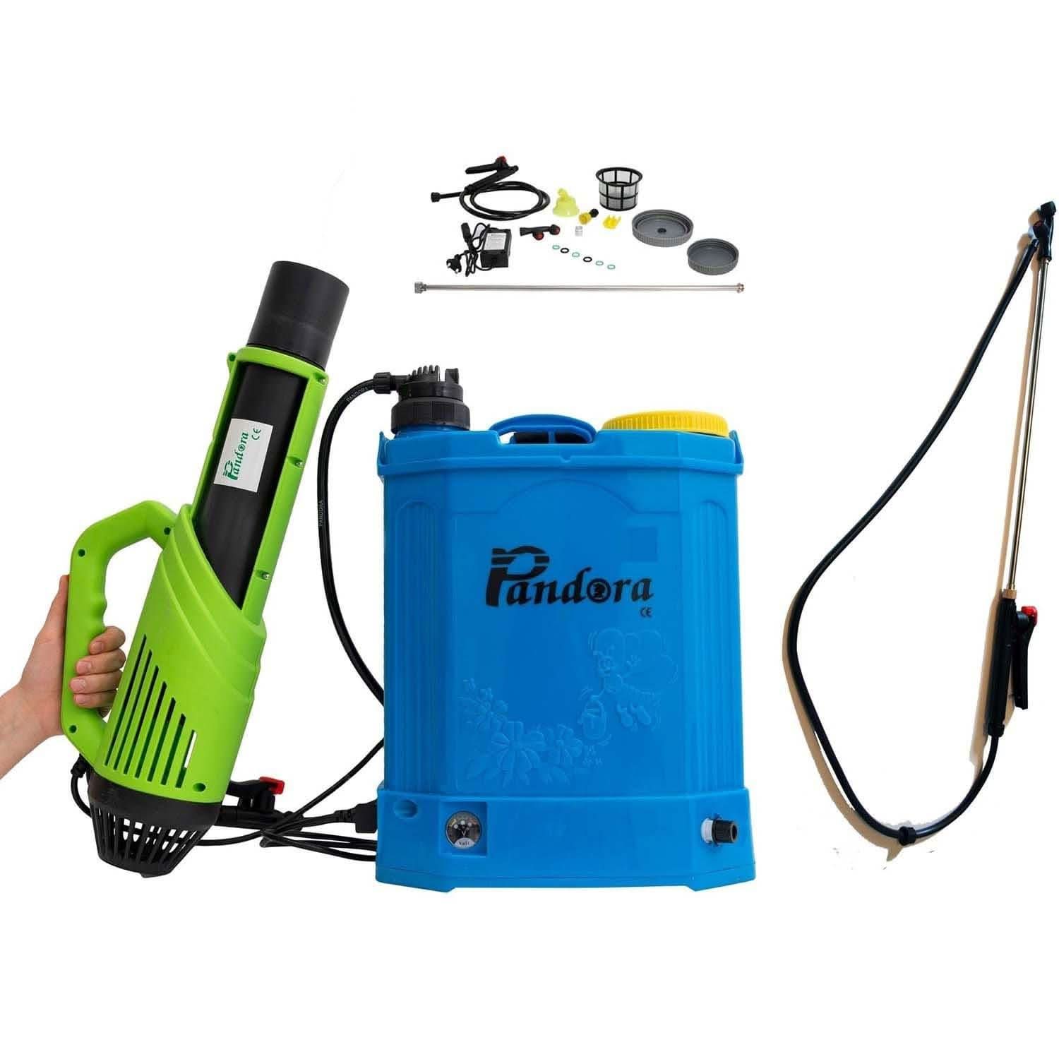 Set Pompa Stropit Acumulator Pandora 20L + Atomizor Electric + Tija Telescopica 2,7M - ZEP.RO - Ți-e la îndemână!