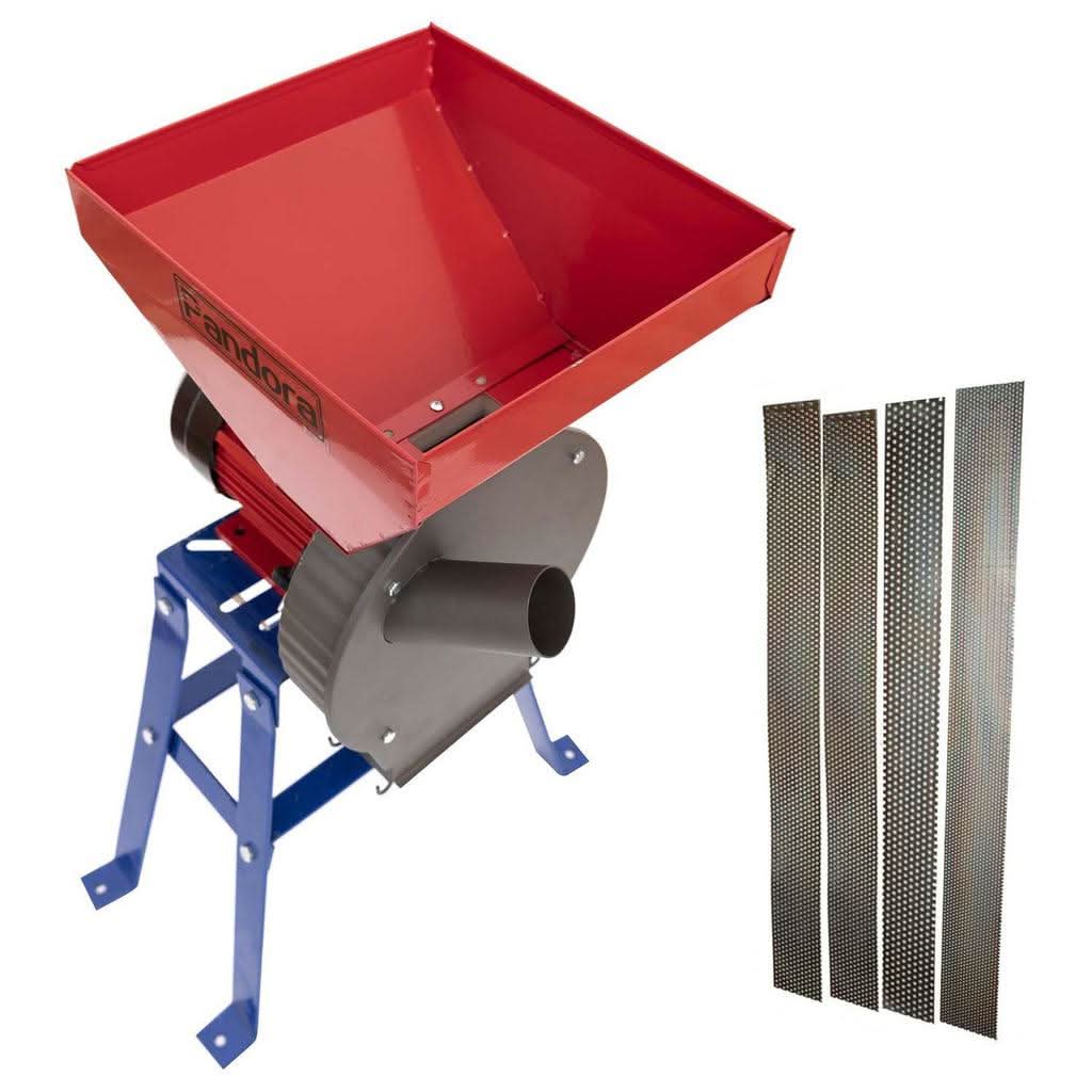 Set Moara Cuva Mare (2 In 1), 3.5Kw, 200Kg/Ora, Pandora 100% Cupru – Cu Ciocanele Pentru Uruiala Cereale Si Stiuleti+Suport - ZEP.RO - Ți-e la îndemână!