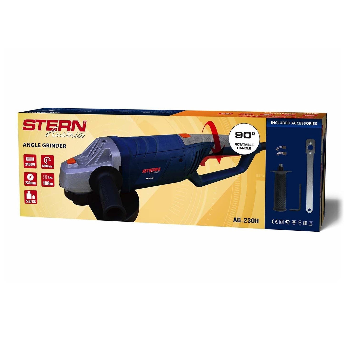 Polizor Unghiular Stern Austria , 2400W, 230Mm - ZEP.RO - Ți-e la îndemână!