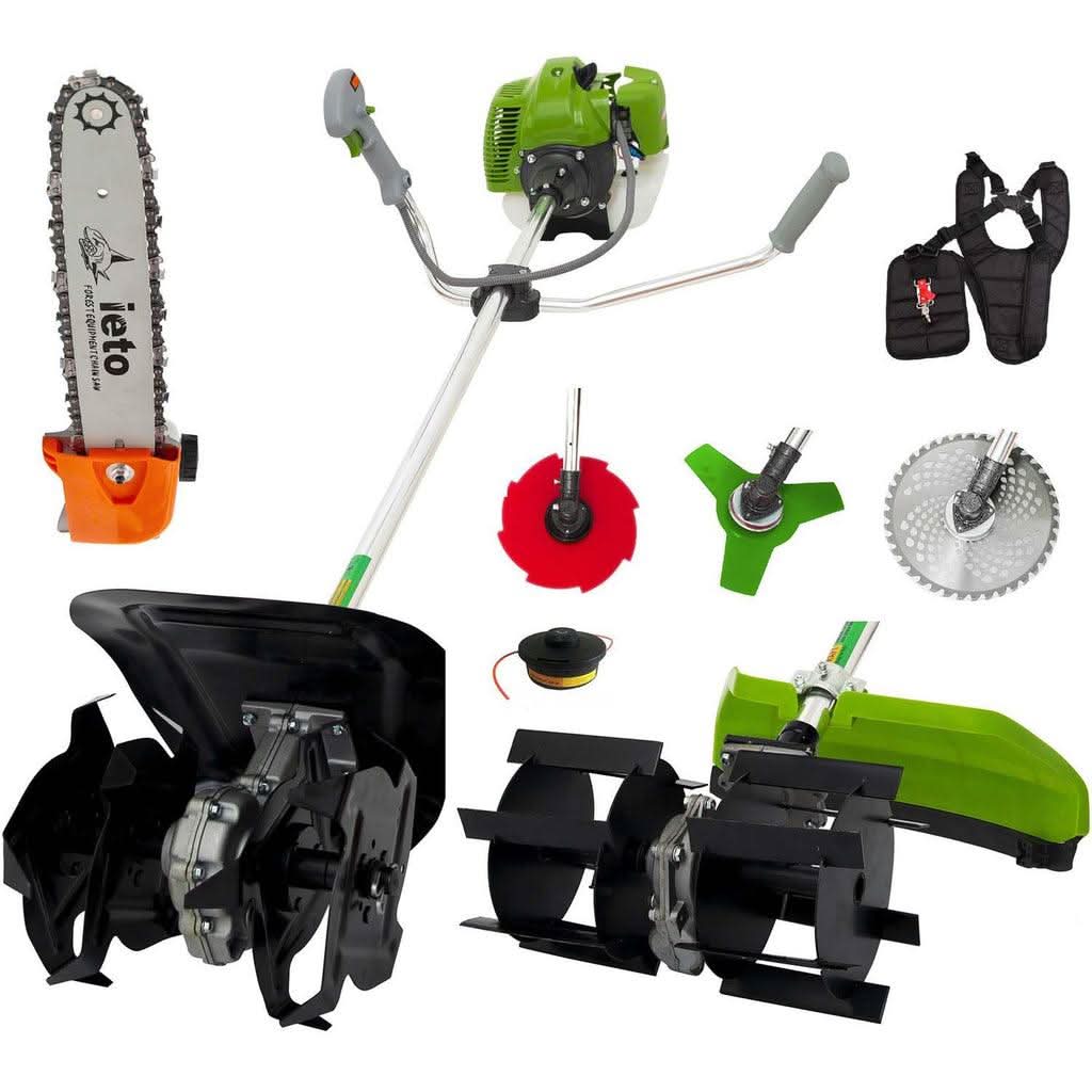 Set Motocoasa Procraft 4200, 5.8Cp, 52Cc + Prasitoare + Cultivator + Cap Drujba - ZEP.RO - Ți-e la îndemână!
