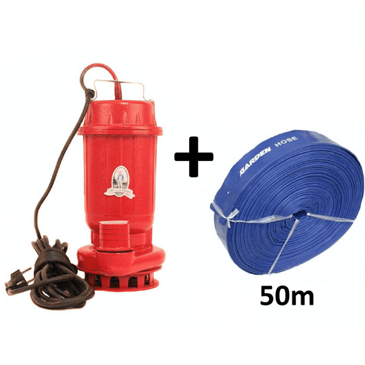 Pompa Apa Murdara Micul Fermier 1100W + Furtun 2 Toli 50M - ZEP.RO - Ți-e la îndemână!