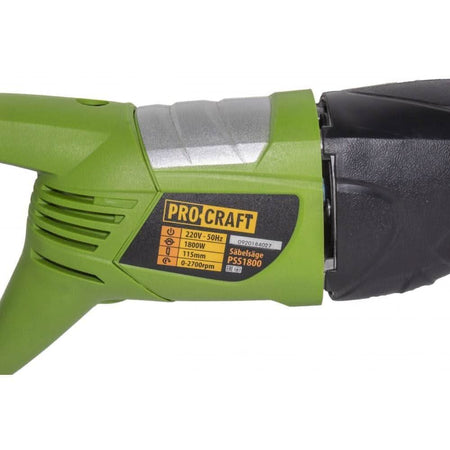 Fierastrau Tip Sabie Procraft Pss1800, 1800 W, 2700 Rpm, 2 Lame - ZEP.RO - Ți-e la îndemână!