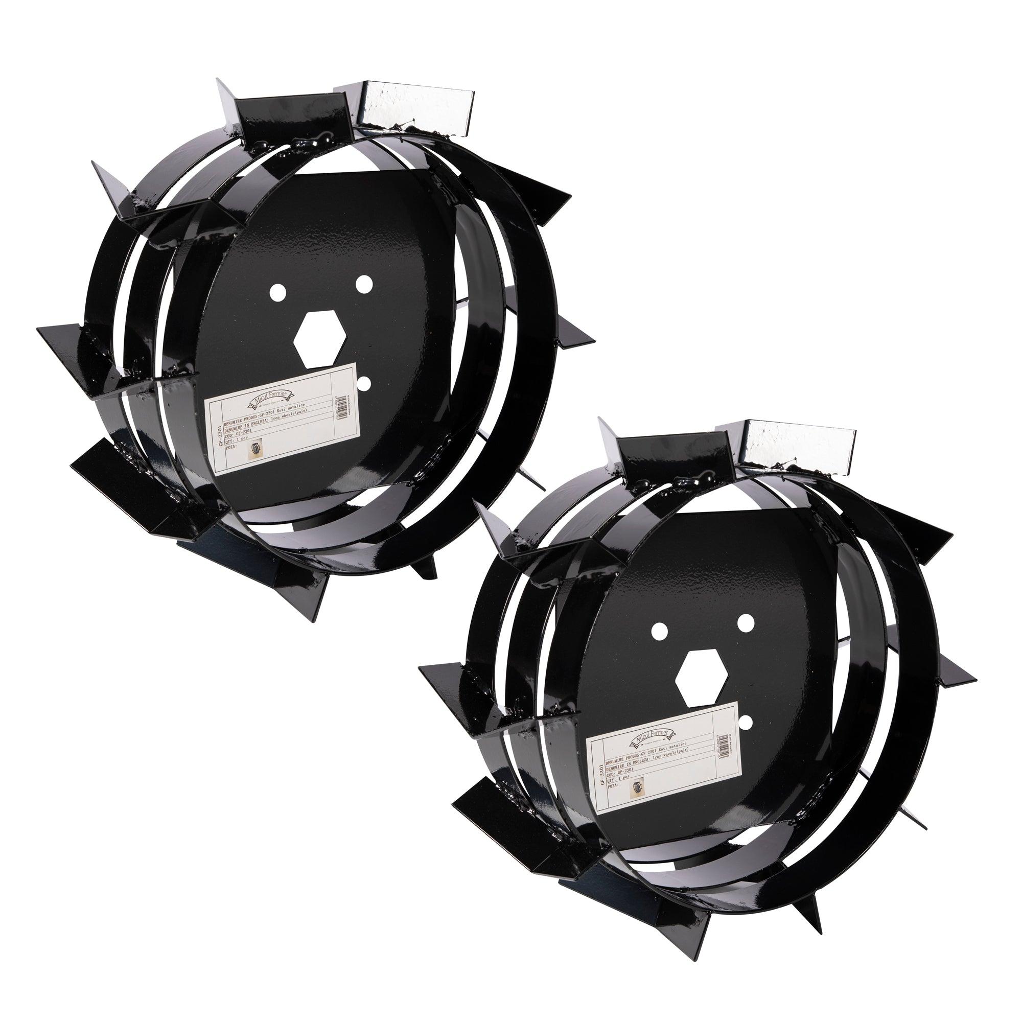 Set 2 Roti Metalice Pentru Motocultor Micul Fermier - ZEP.RO - Ți-e la îndemână!