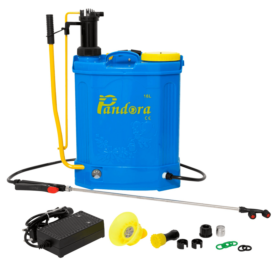 Pompa De Stropit Electrica Cu Acumulator + Manuala (2 In 1) 16L, 5 Bar, Pandora, Vermorel - ZEP.RO - Ți-e la îndemână!