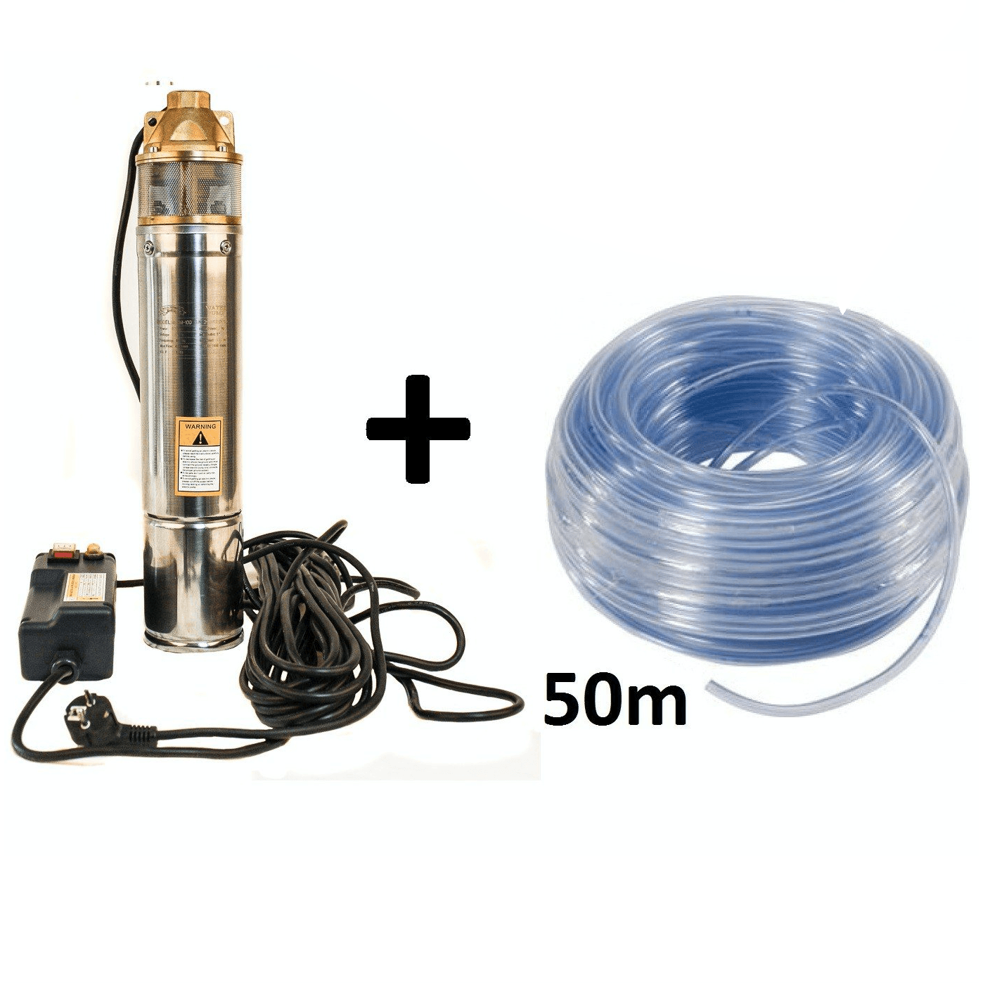 Pompa Submersibila Micul Fermier Vortex Pro 4Skm-150 1.1Kw 90M + Furtun 1Tol 50M... - ZEP.RO - Ți-e la îndemână!