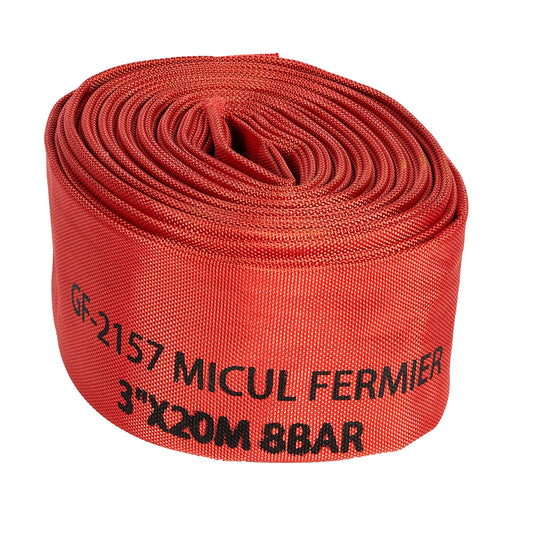 Furtun pompier Micul Fermier, 3 toli, 20m, 8 bar, fara capete rosu - ZEP.RO - Ți-e la îndemână!