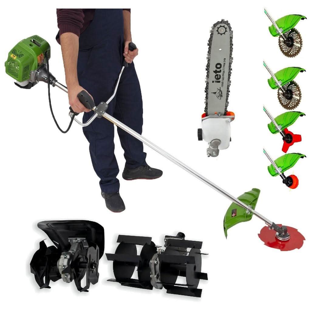 Set Motocoasa Procraft 4350, 6Cp, 58Cc + Cap Prasitoare +Cap Cultivator + Cap Drujba - ZEP.RO - Ți-e la îndemână!