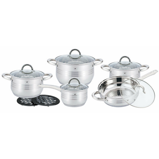 Set Cratite Inox 12 Piese Herenthal - ZEP.RO - Ți-e la îndemână!