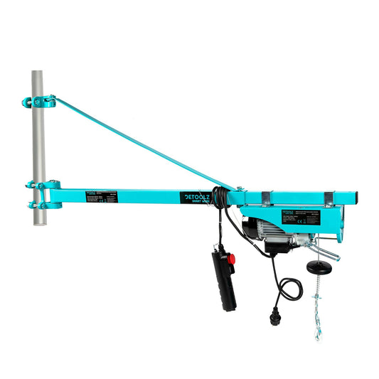 Troliu electric Detoolz, DZ-C263, 800 W, capacitate 500 kg, fir 4 mm - ZEP.RO - Ți-e la îndemână!