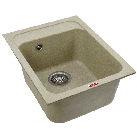 Chiuveta bucatarie, compozit de granit, 497 x 398 mm, Bej, Elefant Premium Korrado - ZEP.RO - Ți-e la îndemână!