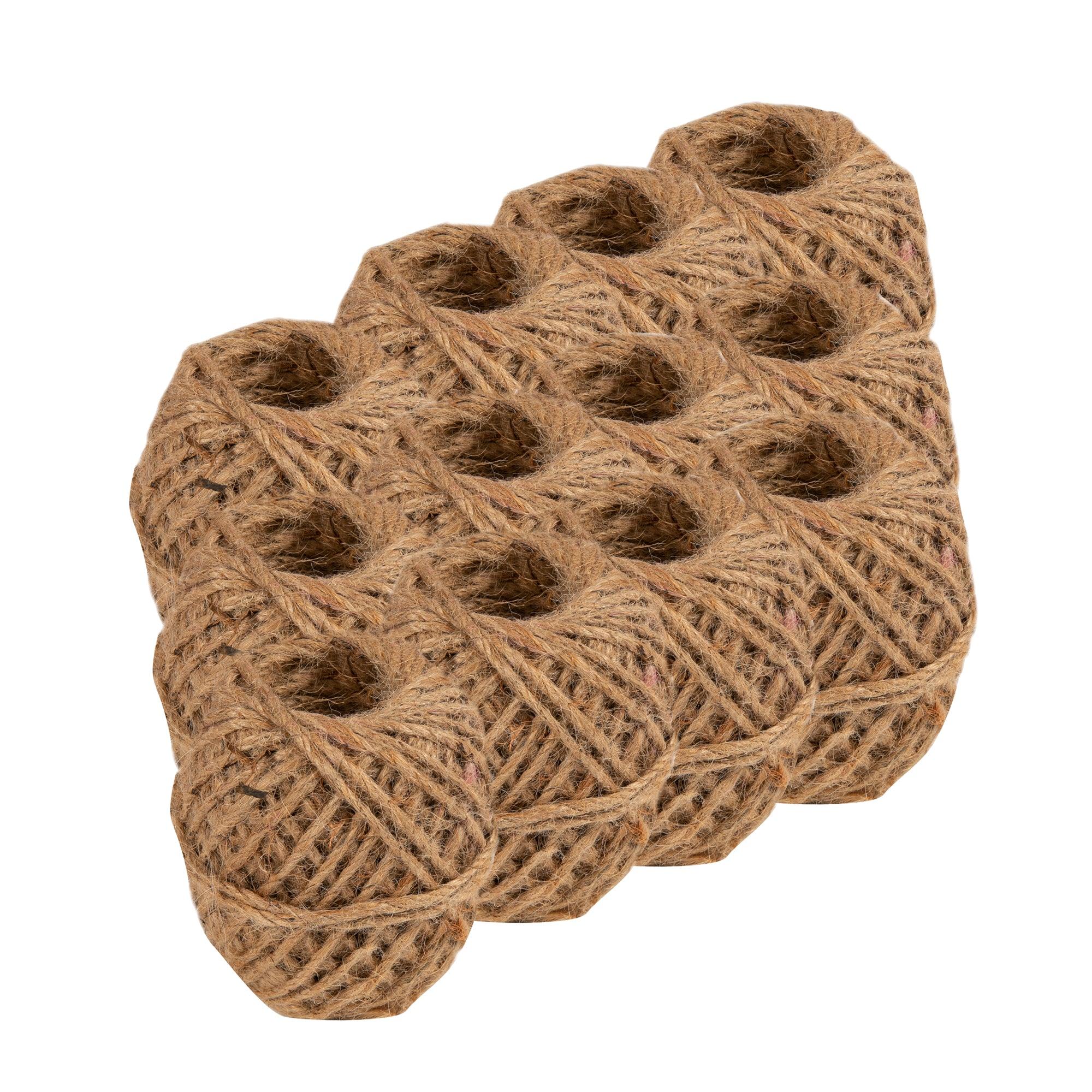 Set 12 ghemuri sfoara pentru legat plante, MICUL FERMIER GF-2331-S012-G01, iuta tapiterie, greutate rola 300 g - ZEP.RO - Ți-e la îndemână!