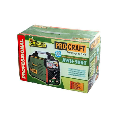 APARAT DE SUDURA PROCRAFT MMA 300A, INVERTOR PROFESIONAL, MODEL 2019 AWH300T (EF-1502) - Ro-Unelte