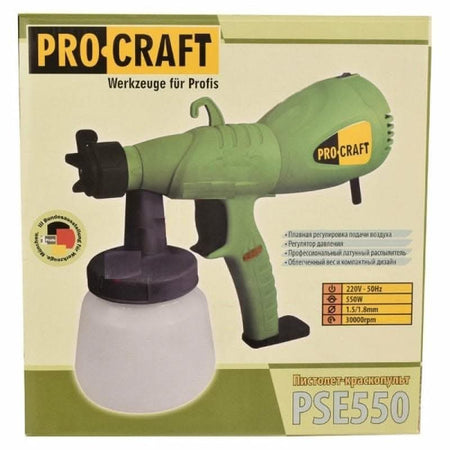 Pistol de vopsit Procraft PSE550, 550W (EF-1701) - Ro-Unelte