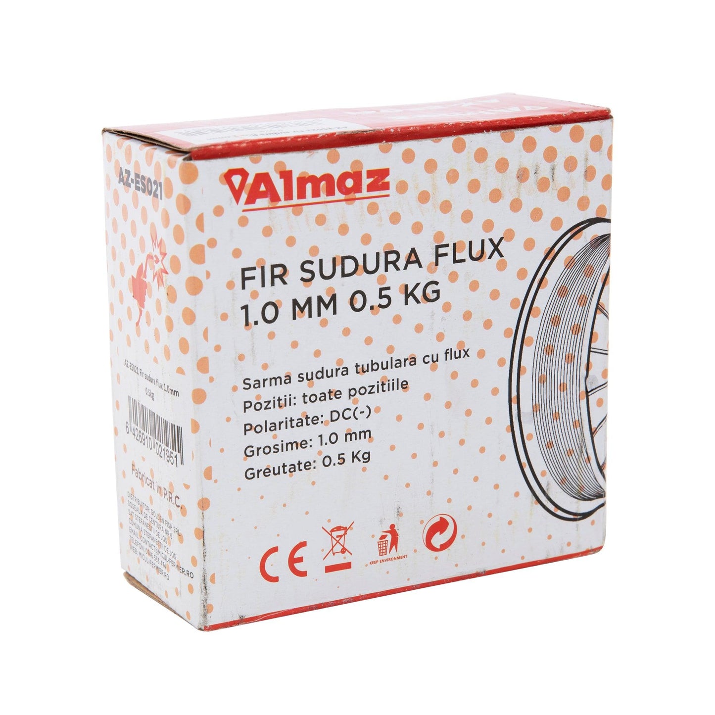 Fir Sudura Flux Almaz, Az-Es021, 1.0 Mm, 0.5 Kg - ZEP.RO - Ți-e la îndemână!