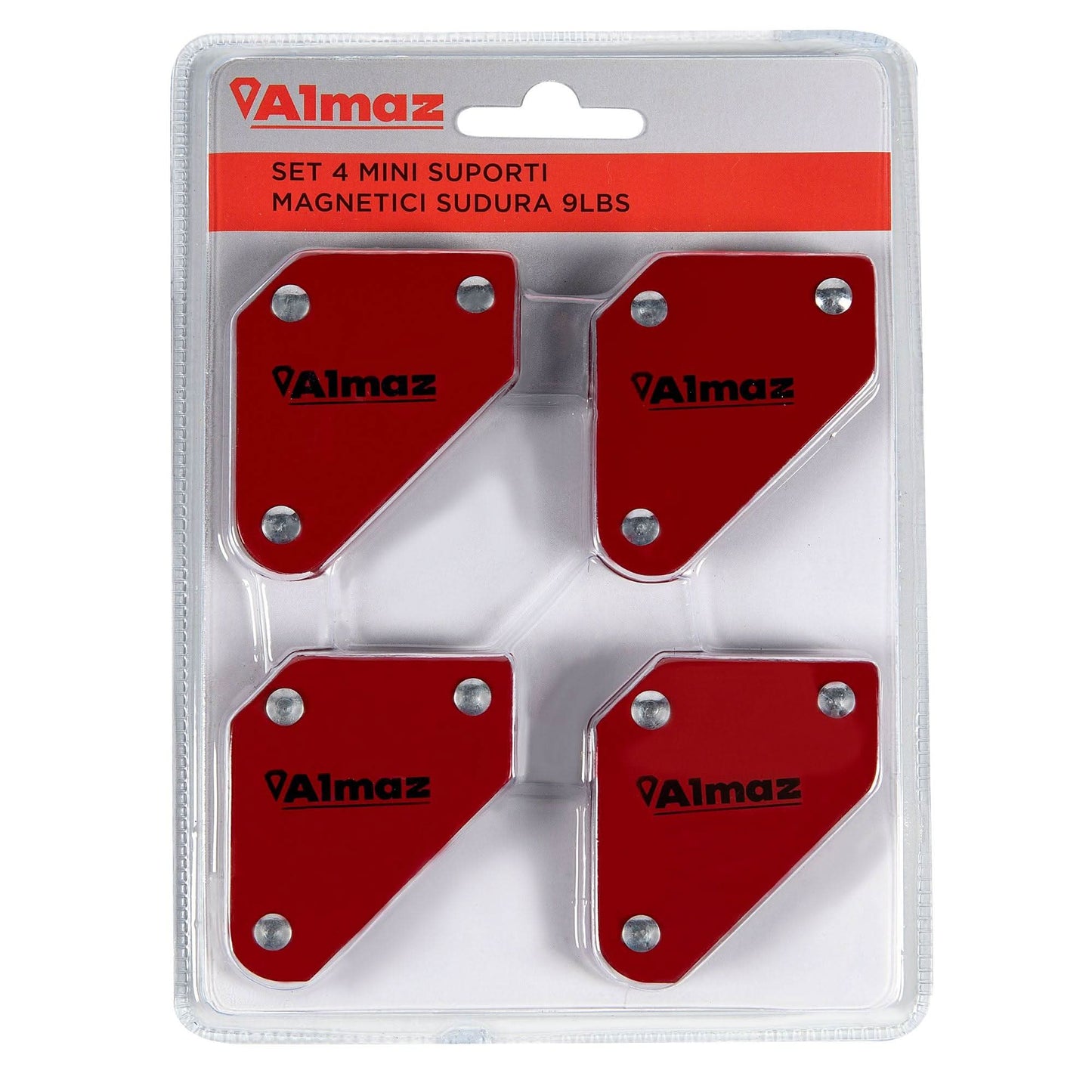Set 4 Mini Suporti Magnetici Pentru Sudura Almaz, Az-Es028, Capacitate 4 Kg, Metal - ZEP.RO - Ți-e la îndemână!
