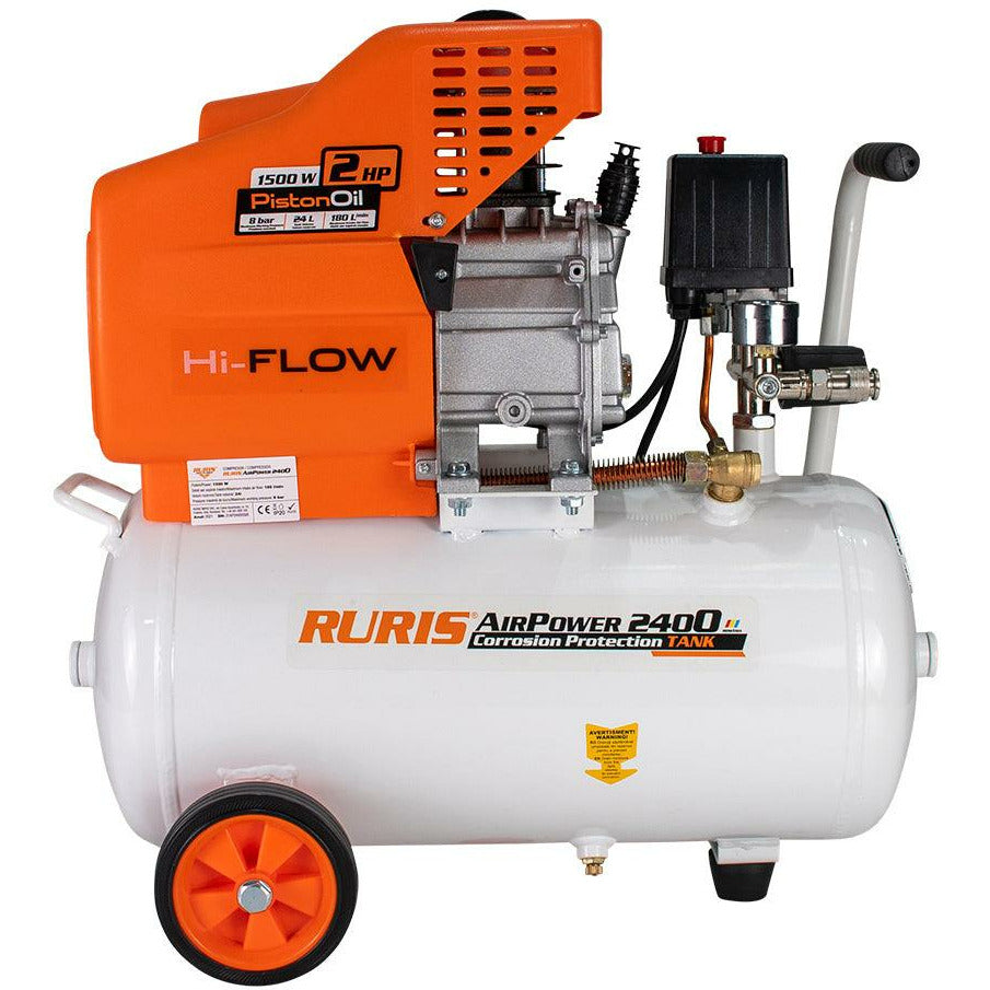 Compresor RURIS AirPower2400, 230 V - 240 V, 1500 W, 2850 rpm - ZEP.RO