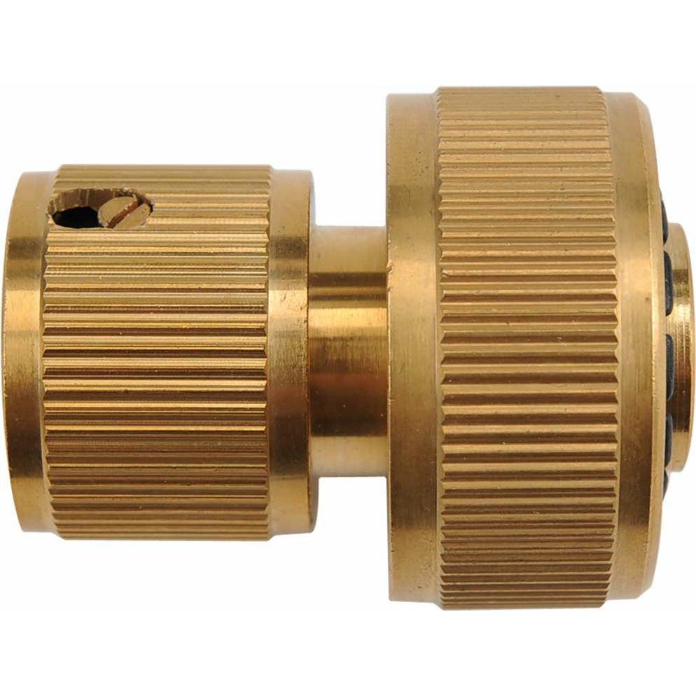 Conector Furtun Cu Stop Din Bronz 3/4" - ZEP.RO - Ți-e la îndemână!