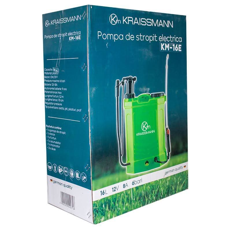 Pompa De Stropit Kraissmann 16L 2 In 1- Manuala Si Electrica - ZEP.RO - Ți-e la îndemână!