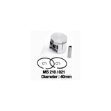 Piston Complet Stihl: Ms 210, 021 (40Mm) - - ZEP.RO - Ți-e la îndemână!