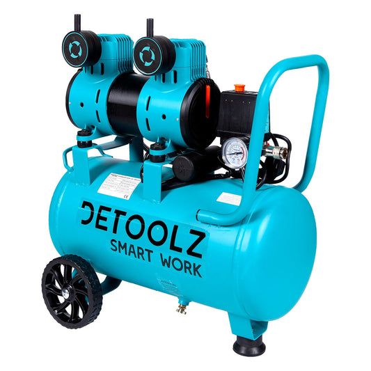Compresor fara ulei Detoolz, DZ-C266, 1500 W 30 L 1.5 KW 8 bar - ZEP.RO