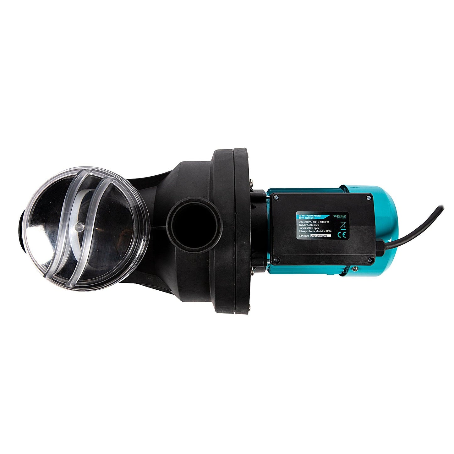Pompa Pentru Filtrare Apa Piscina Detoolz, Dz-P116, 800 W 15000 L/Ora 1.35 Bar - ZEP.RO - Ți-e la îndemână!