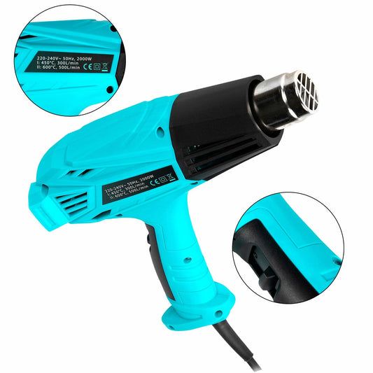 Pistol Electric Cu Aer Cald Detoolz Dz-Se145, 2000W, 2 Trepte, 600ᵒc - ZEP.RO - Ți-e la îndemână!