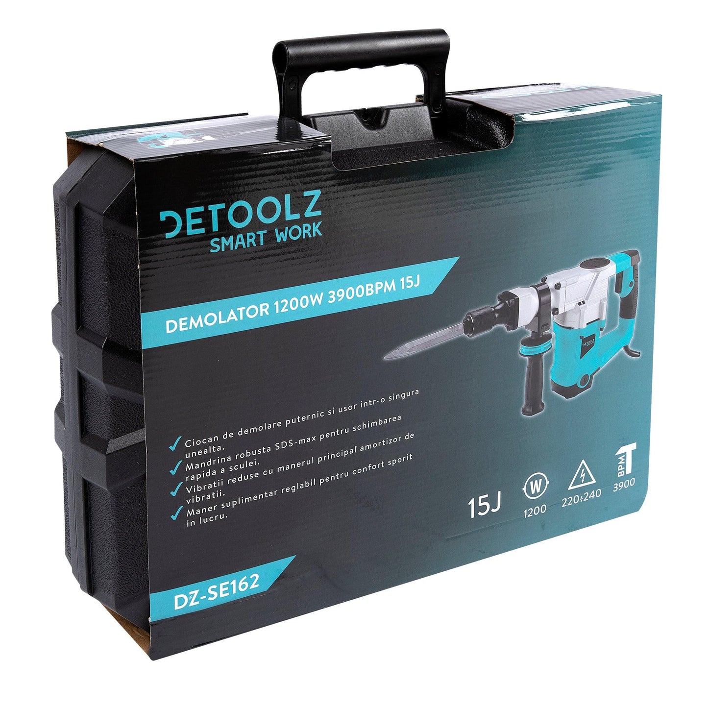 Ciocan demolator Detoolz, DZ-SE162, 1200 W 3900 BPM 15 J - ZEP.RO