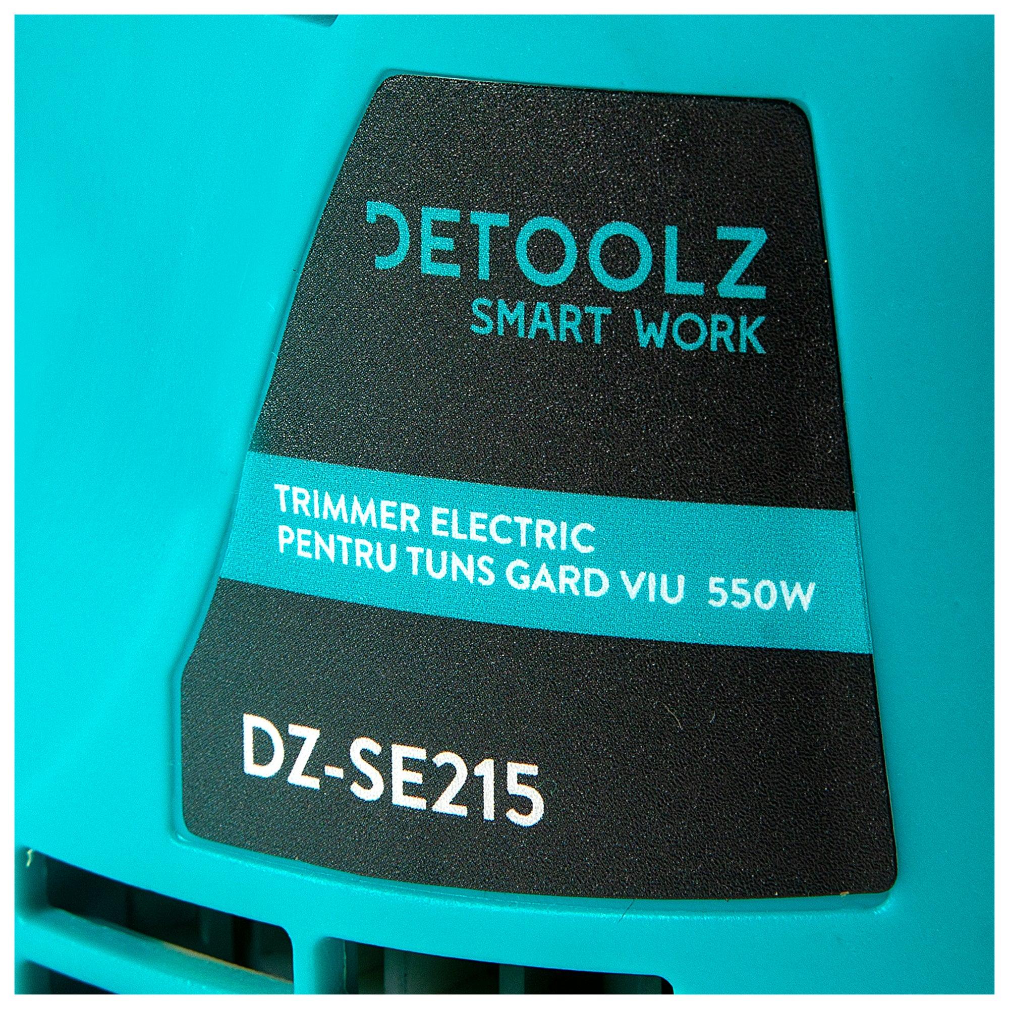 Trimmer Electric Pentru Gard Viu Detoolz, Dz-Se215, 550 W 1700 Rpm - ZEP.RO - Ți-e la îndemână!