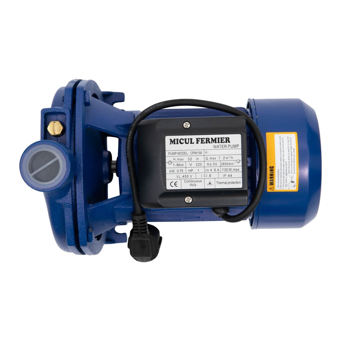 Pompa Apa Centrifugala Cpm158, 750W, 100 L Micul Fermier, De Suprafata - ZEP.RO - Ți-e la îndemână!