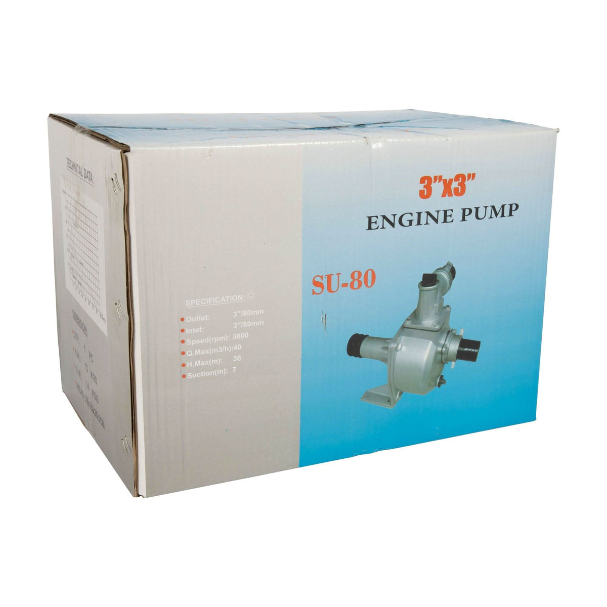 Cap motopompa MICUL FERMIER, GF-0736, 3 inch cu fulie - ZEP.RO