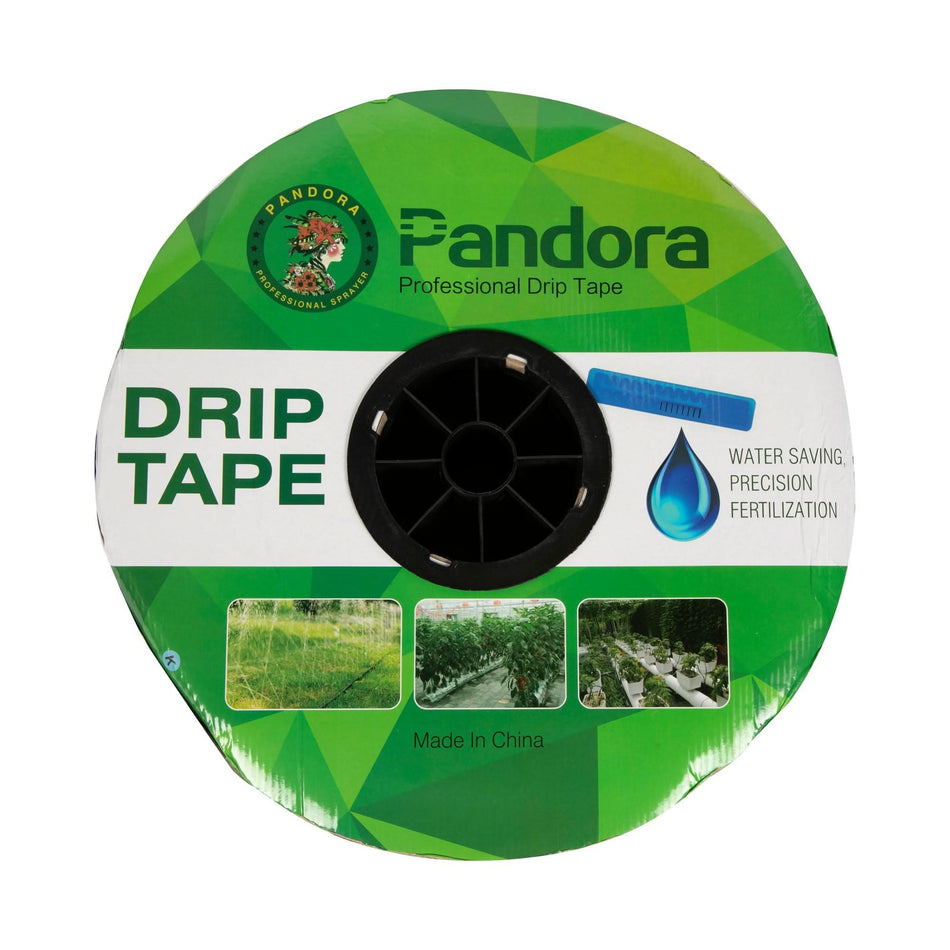 Banda de picurare Pandora, 1000 metri, distanta gauri 20cm, debit 3 litri/ora, 0.16mm, 6mil - ZEP.RO