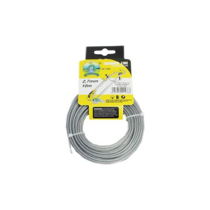 Fir trimmer/motocoasa MICUL FERMIER, GF-1540 cu insertie metal, 10 m x 2.7 mm, 12 pcs - ZEP.RO - Ți-e la îndemână!