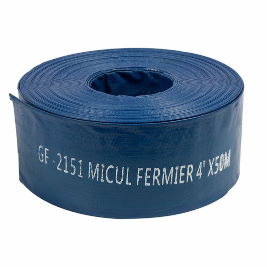 Furtun Pentru Apa Micul Fermier, Flat Pvc 4 Inch 50 M 2 Bar - ZEP.RO - Ți-e la îndemână!