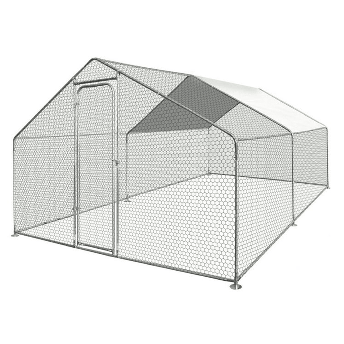 Cotet (tarc) pentru pasari 3x4x1.95m otel galvanizat - ZEP.RO