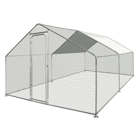 Cotet (tarc) pentru pasari 3x4x1.95m otel galvanizat - ZEP.RO