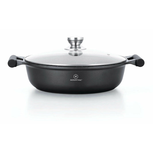 CRATITA CU INT MARMORAT CU CAPAC 4L 28CM Herental - ZEP.RO
