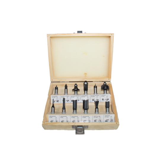 Masina de frezat ProCraft POB1700, 1700 W, 16000-30000 RPM, 50 mm + Set 12 freze pentru lemn (EF-1501) - Ro-Unelte