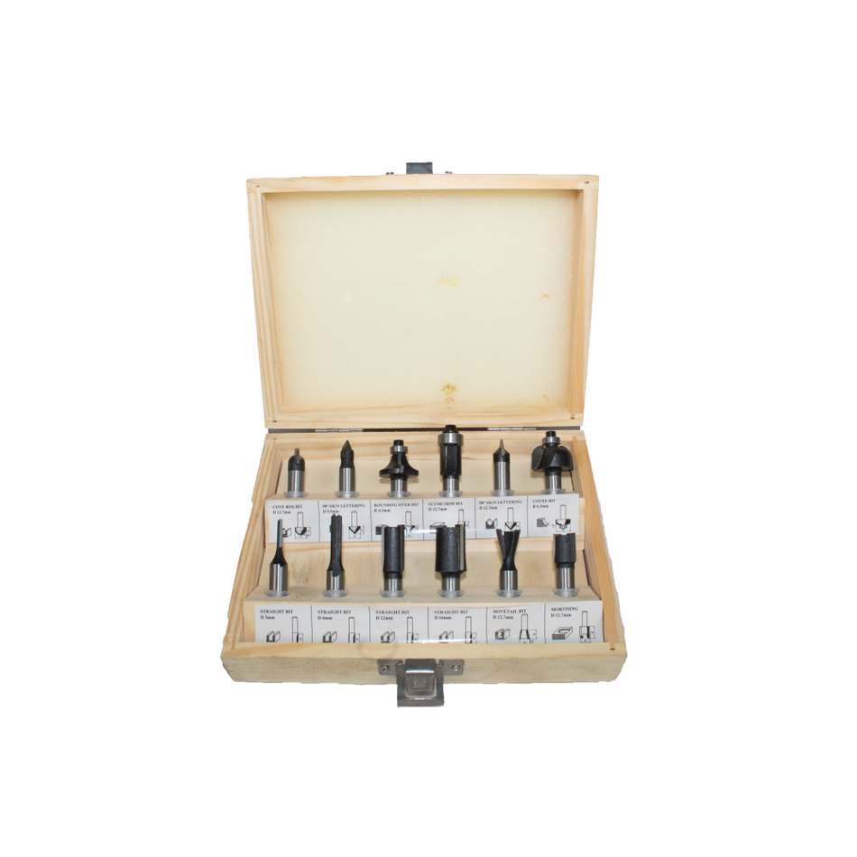 Masina de frezat ProCraft POB1700, 1700 W, 16000-30000 RPM, 50 mm + Set 12 freze pentru lemn (EF-1501) - Ro-Unelte
