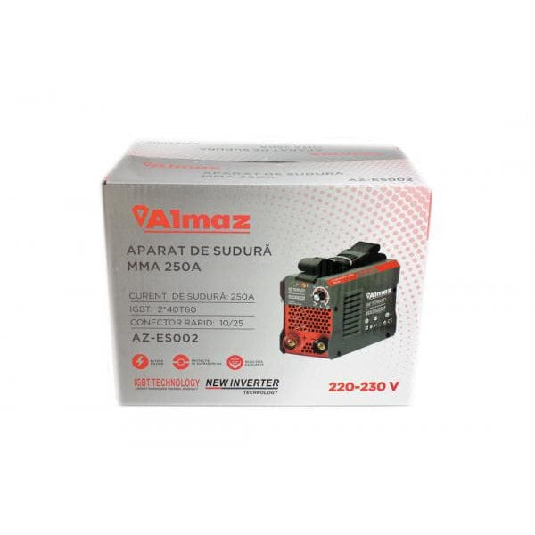 Aparat Sudura ALMAZ MMA 250A ( AZ-ES002 ) + Accesorii , Invertor (AZ-ES002) - Ro-Unelte