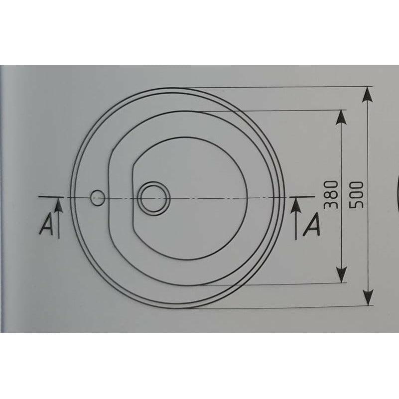 Chiuveta De Bucatarie Bej, Rotunda, Cu Gaura Pentru Baterie, Ulgran U-101-328 - ZEP.RO - Ți-e la îndemână!