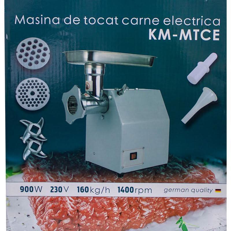 Masina Tocat Carne Electrica 900W 160Kg/Ora Kraissmann Reductor Ulei Profesionala - ZEP.RO - Ți-e la îndemână!
