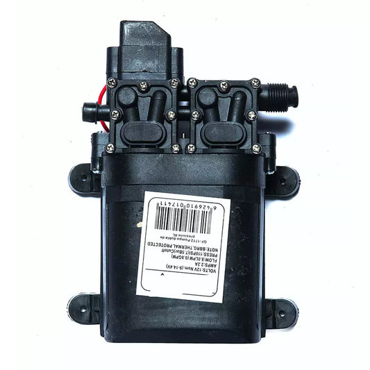 Pompa presiune dubla cu presostat Pandora 12V, 8L/min, 110PSI, 7.5 bar, autoamorsare - ZEP.RO - Ți-e la îndemână!