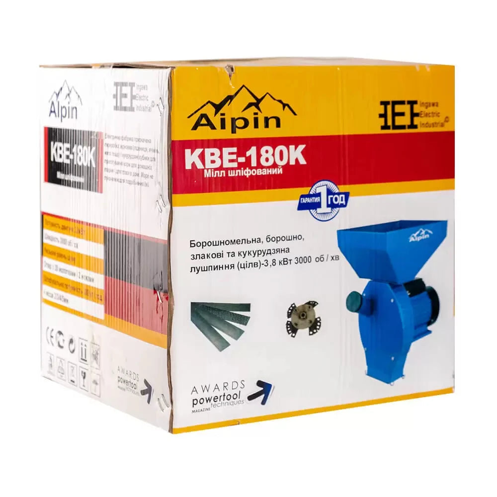 Moara cereale si stiuleti (2 in 1), Alpin Profi, 3.8KW, 300Kg/Ora, cu ciocanele pentru uruiala - ZEP.RO - Ți-e la îndemână!