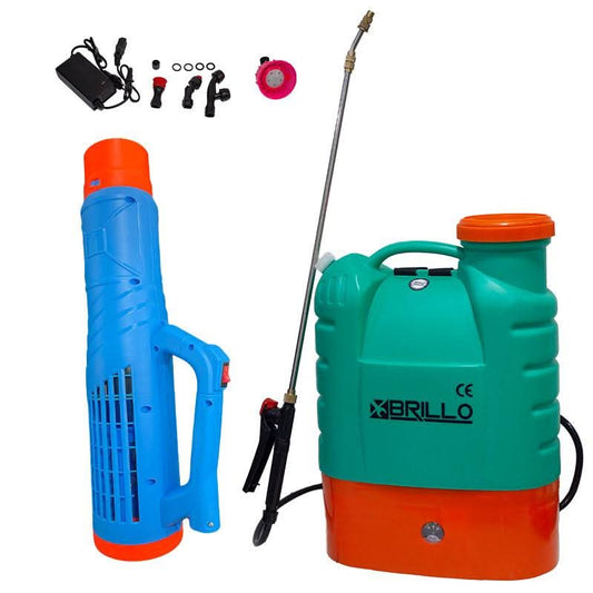 Pompa De Stropit Brillo, Cu Baterie, Cu Manometru, 16 Litri+ Atomizor Kraissmann - ZEP.RO - Ți-e la îndemână!