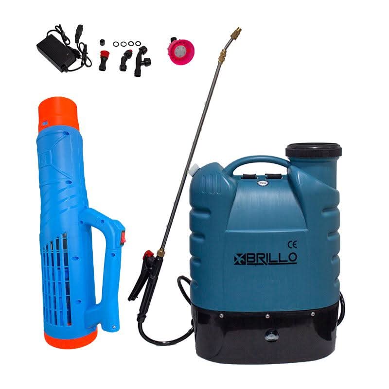 Pompa Stropit Electrica Brillo 20 Litri, 5 Bar, Model 2020 Vermorel Cu Baterie Acumulator +Atomizor Kraissmann - ZEP.RO - Ți-e la îndemână!