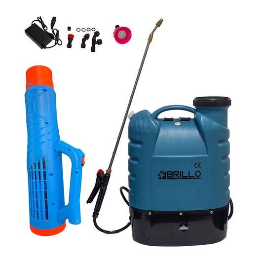 Pompa Stropit Electrica Brillo 20 Litri, 5 Bar, Model 2020 Vermorel Cu Baterie Acumulator +Atomizor Kraissmann - ZEP.RO - Ți-e la îndemână!