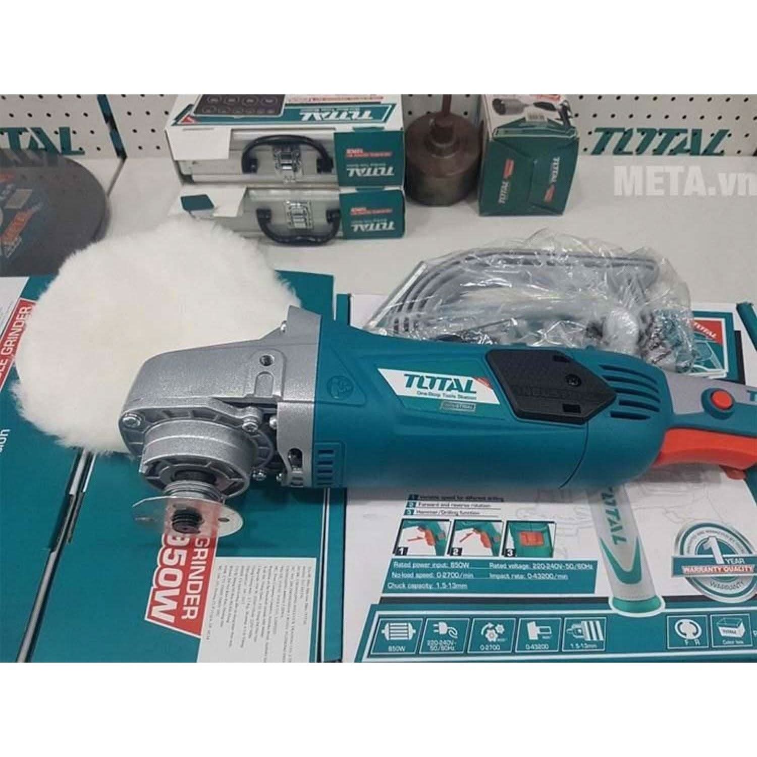 Masina pentru slefuit polisat 1400W disc 180mm Total uz Industrial TP1141806 - ZEP.RO - Ți-e la îndemână!